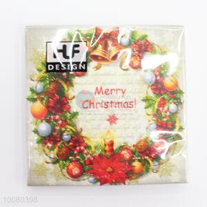 Beige Bell Ring Eco-friendly Paper Napkins for Decoration