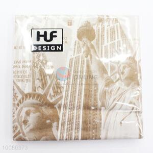 Statue of Liberty Printed Paper Napkins Set