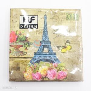20pcs Eiffel Tower Tissue Napkins Decoration