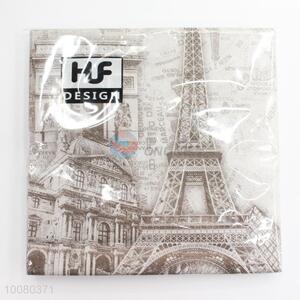 Fashion Eiffel Tower Paper Napkins for Decoration