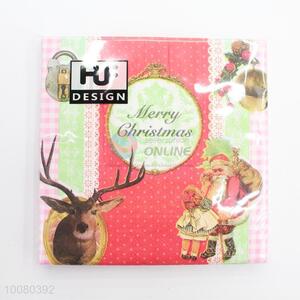 Cute Reindeer Eco-friendly Paper Napkins for Christmas