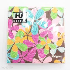 Colorful Flower Printed Paper Napkins for Dinner