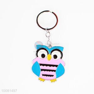 Blue Owl Zine Alloy Metal Key Chain/Key Ring