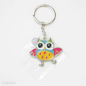 Latest Design Owl Shaped Zine-alloy Metal Key Chain/Key Ring