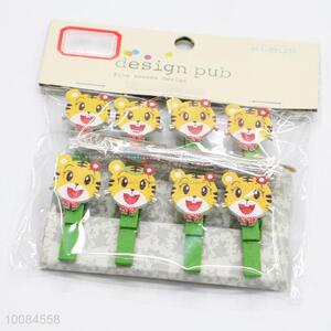 Lovely Tiger Craft Wooden Clips