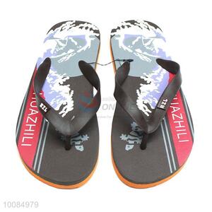 Competitive price EVA slipper men beach flip flops wholesale