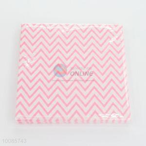Pretty Eco-friendly Paper Napkin with Water Wave Pattern