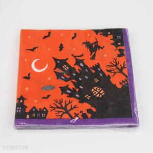 China Factory Disposable Happy Halloween Paper Napkin/Tissue