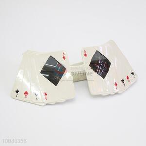 Fashion poker shaped plastic glasses/glasses for party