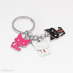 Cats Zine Alloy Metal Key Chain/Key Ring