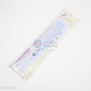 Bottom price fashion light blue printed plastic comb