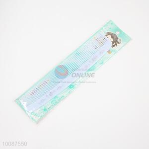 Good sale cute ligt blue printed plastic comb