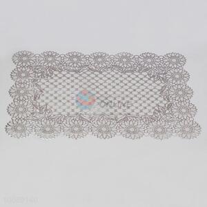 Top quality silver color coasters pvc placemat/plate mat