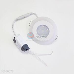 Round synchronous control white/blue double color led panel lamp