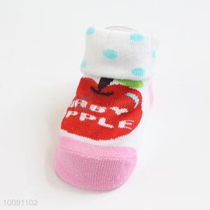 Apple Anti Slip Cotton Baby Sock/ Soft Baby Socks