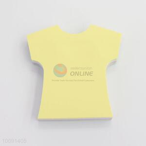 Popular T-shirt Shaped Colorful Sticky Note with Recycled Material