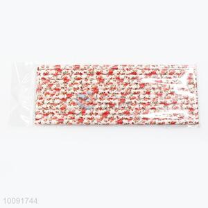 Wholesale Floral Paper Straws Set In OPP Bag