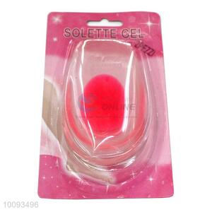 Hot selling silicone heel cup insole solette gel