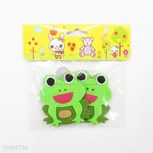 Cartoon felt non woven frog DIY crafts