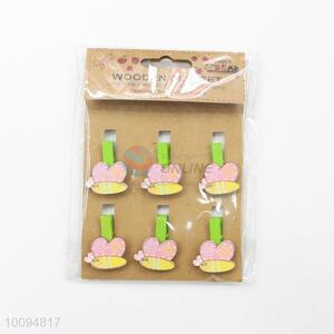Lovely Craft Wooden Banner Clips Pegs