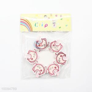Pink wooden photo clips/decorative wood clip