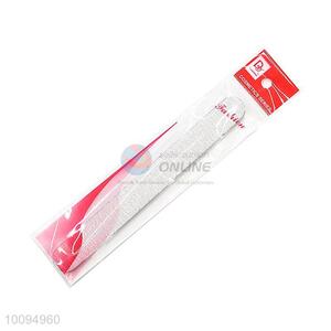 Hot Sale Girls' Eco-friendly Slivery Foam Nail File