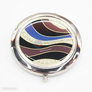 Small round steel makeup mirror for promotion