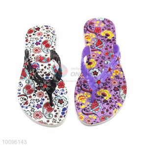 Made in china lady plastic breathable flip flops