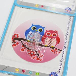 Super Quality Waterproof Adhesive Removable Magic Plastic Hook with Owls Pattern