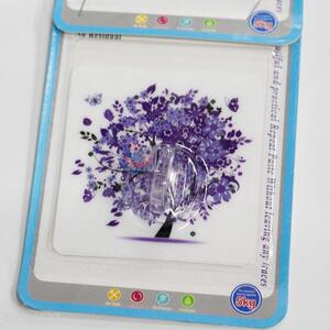 Hot Sale Purple Tree Printed Removable Waterproof Magic Plastic Hook
