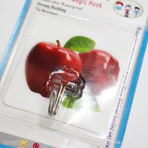 Apple Printed Waterproof Adhesive Removable Magic Plastic Hook for Home Use