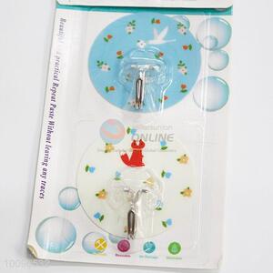 New Arrived Round Shape Removable Waterproof Magic Plastic Hook