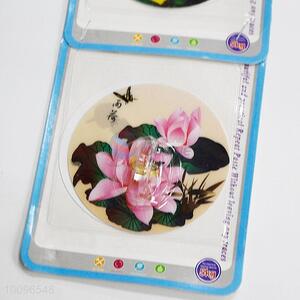 China Factory Flowers Printed Waterproof Adhesive Removable Magic Plastic Hook