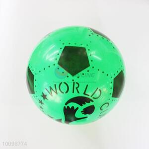 Green printed inflatable pvc toys / hopper ball