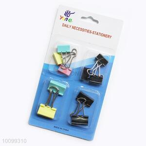 10pcs Colorful Iron Binder Clips Set From China