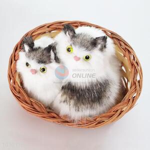 Wholesale Mini Imtated Cat Handmade Basket For <em>Decoration</em>