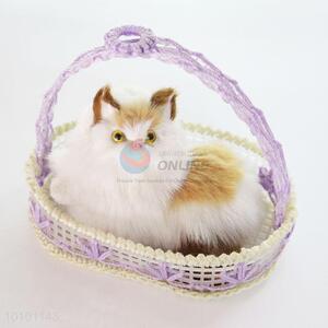 Lovely cats in the basket crafts wall <em>decoration</em>