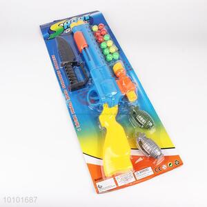 Table Tennis Gun With Bullets/Knife/Grenade Toy Gun for Kids