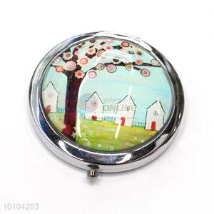 Round Folding Double-side Cosmetic Makeup Mirror/Pocket Mirror