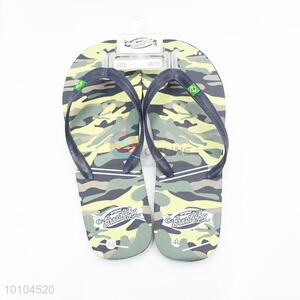 Camouflage printed beach sandal flip flops for men