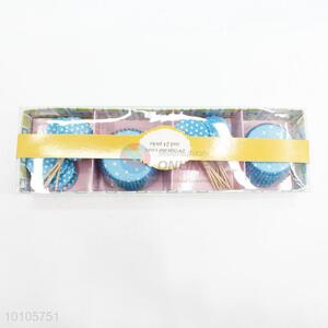 Muffin cups/cupcake liners paper cupcake case with picks