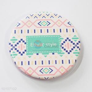 Good Quality Ethnic Style Round Pocket Make-up Mirror