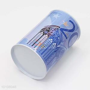 China supplier coin box zip-top can shape tinplate money box