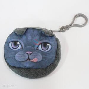 Wholesale cute cat printing coin purse/coin holder