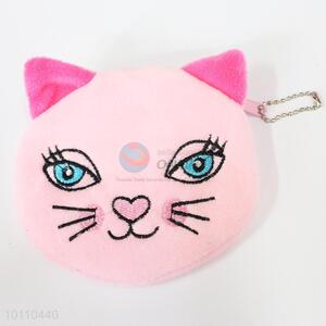 Pink cat change purse/coin holder