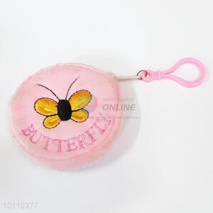 High quality pink butterfly change purse/coin holder