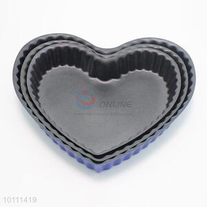 Heart Shape Black Color Ferric Cupcake Mould