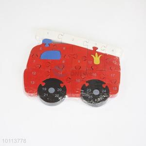 Fire fighting truck shaped figures children puzzle