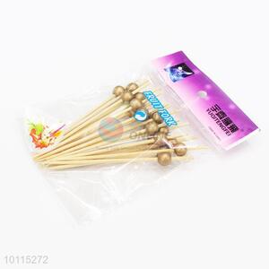 Popular Bamboo Toothpicks/Fruit Picks Set
