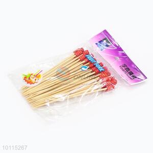 China Factory Party Bamboo Toothpicks/Fruit Picks Set